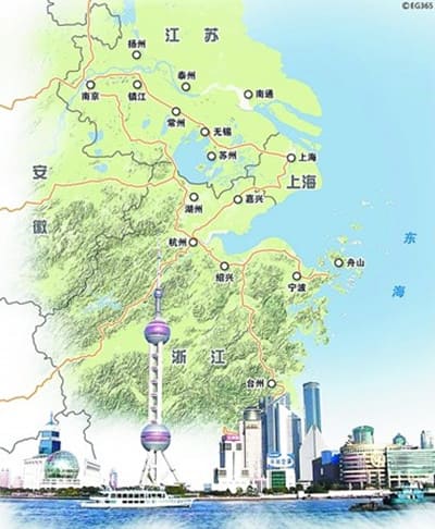 地理：上海